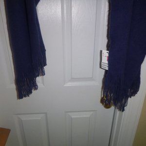 H&M Accessories - Women's Large 80" x 18" Blue Scarf / Wrap H&M Accessories - Women's Large 80" x 18" Blue Scarf / Wrap